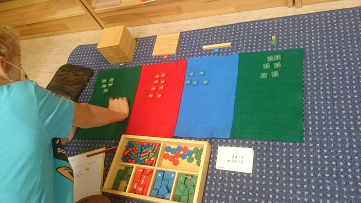 Montessori Material - Markenspiel
